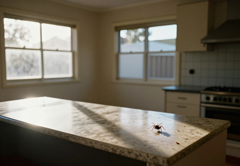 Ant trail in a Castlereagh kitchen before treatment